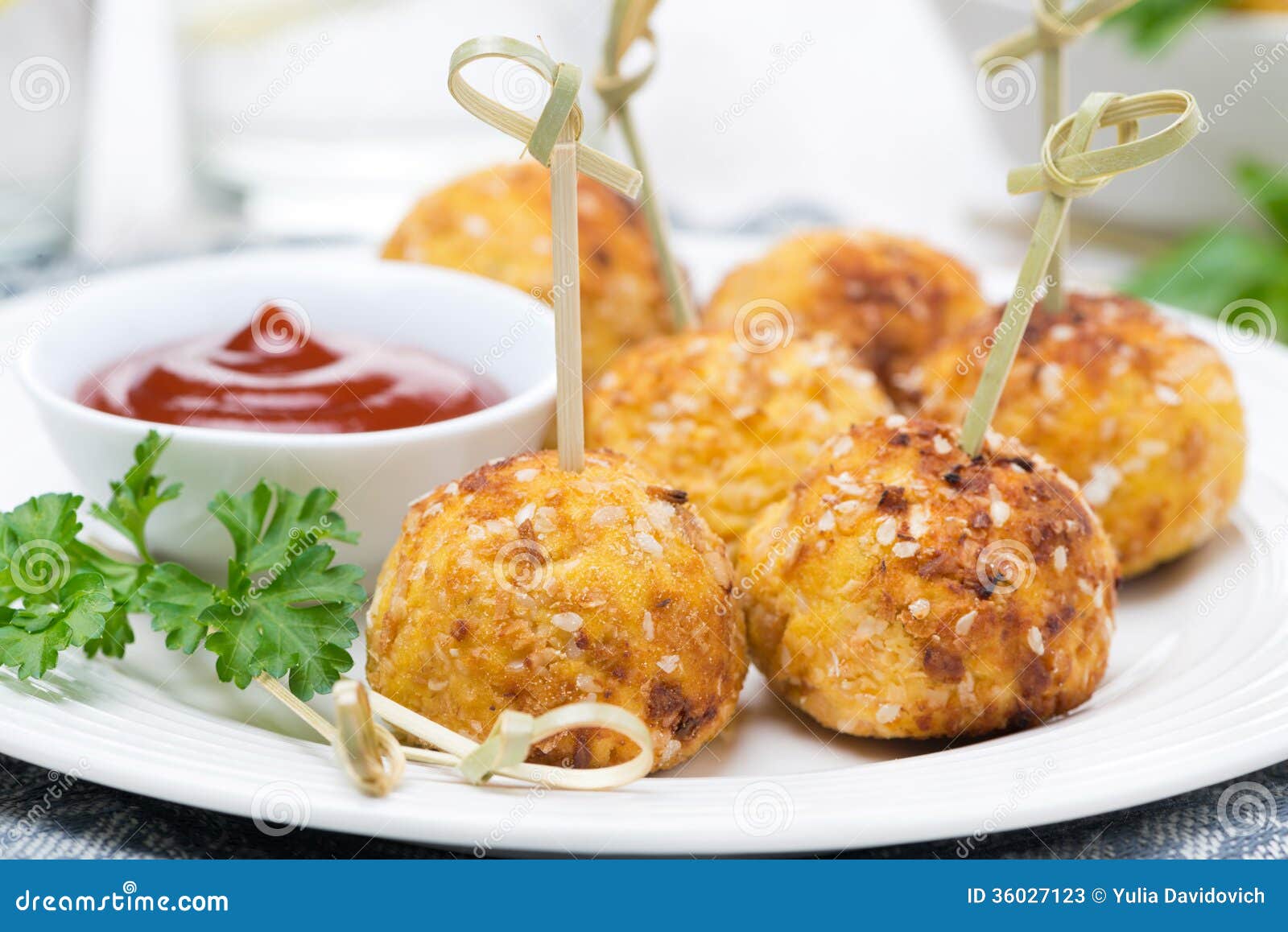 Chicken Meatballs with Tomato Sauce, Selective Focus Stock Image Image of fast, meatballs