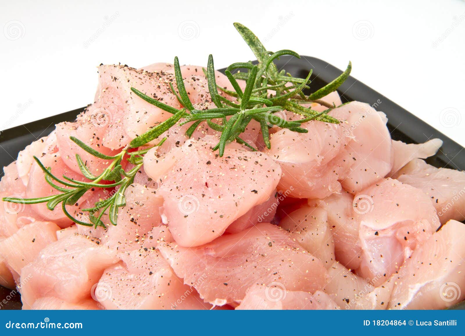 Chicken mincemeat stock photo. Image of rosemary, grilling 18204864