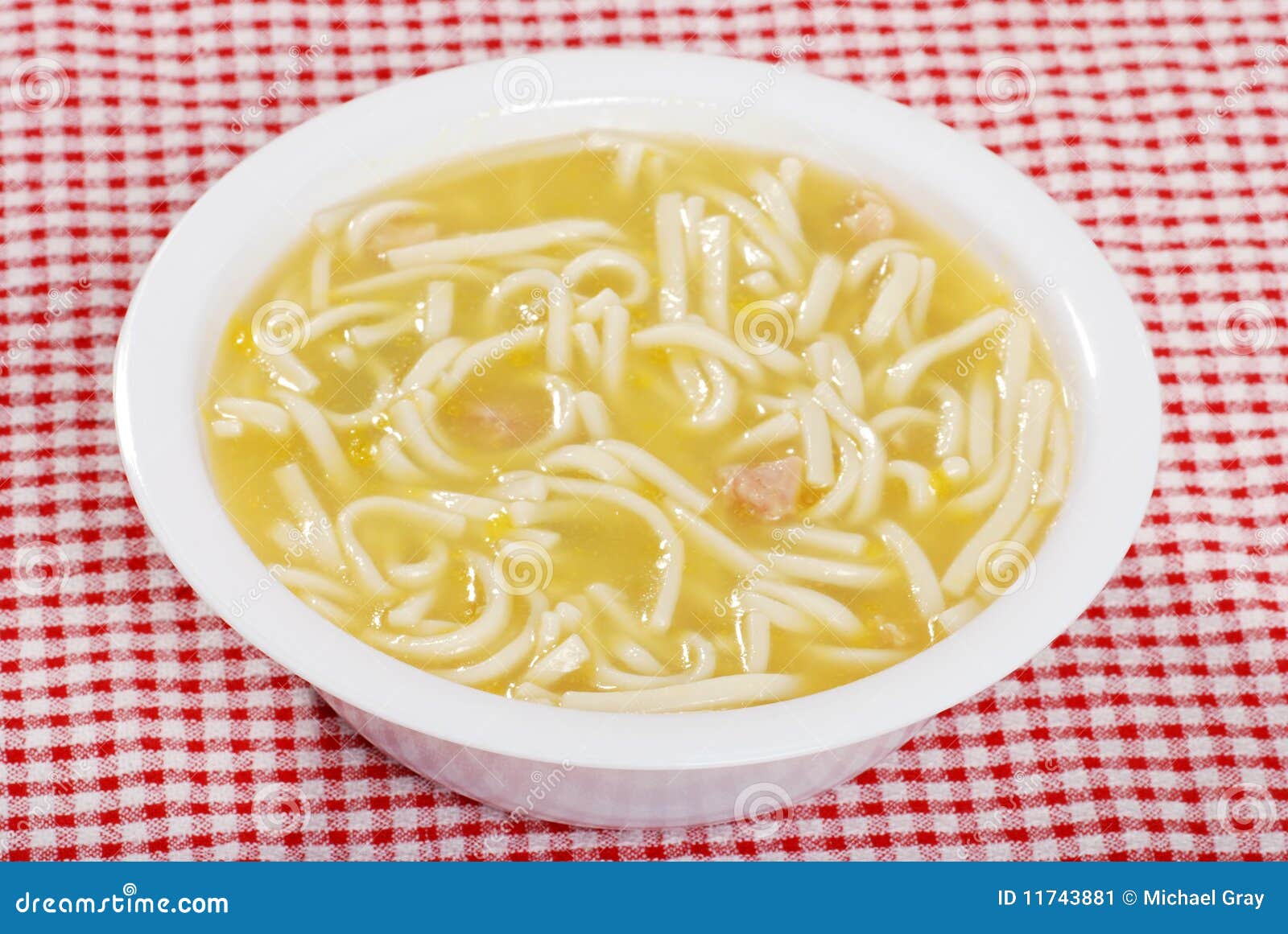 Chicken noodle soup stock image. Image of bowl, starter 11743881