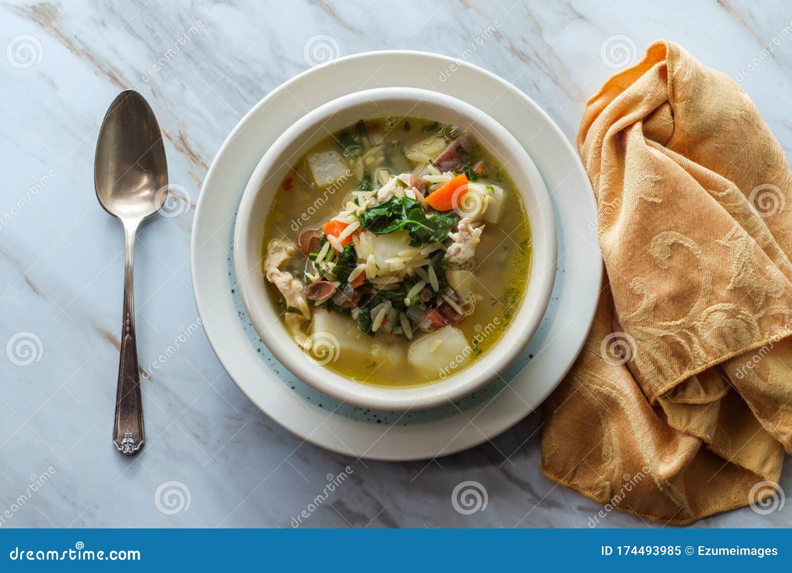 Chicken Noodle Soup stock image. Image of carrots, kitchen 174493985