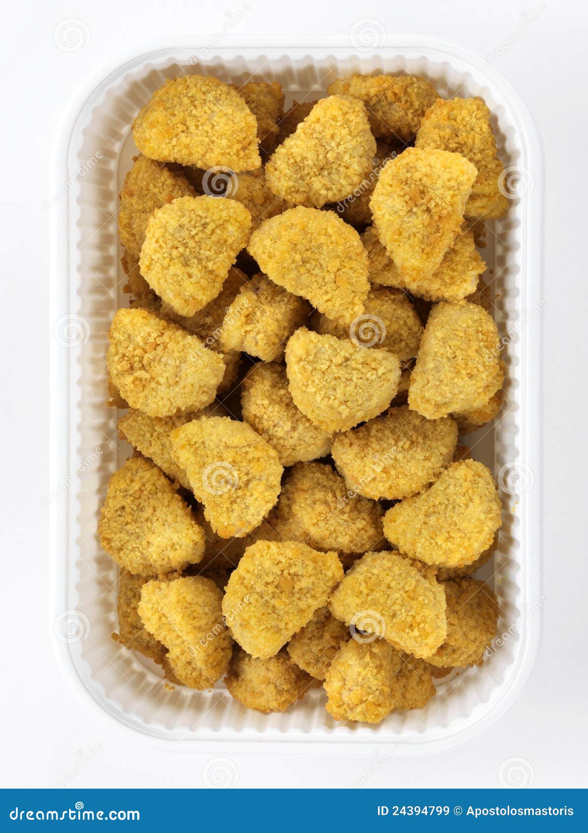 Chicken Nuggets in a Plastic Box Stock Image Image of cuisine, deep 24394799