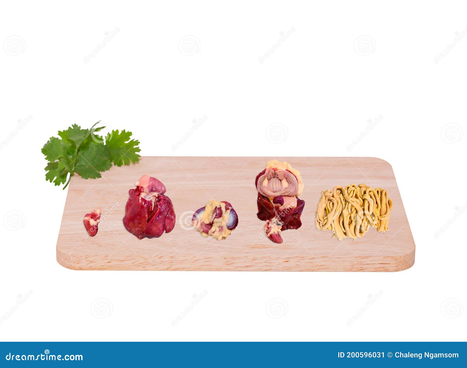 Chicken Offal that Asians Can Cook Many Things Stock Image Image of