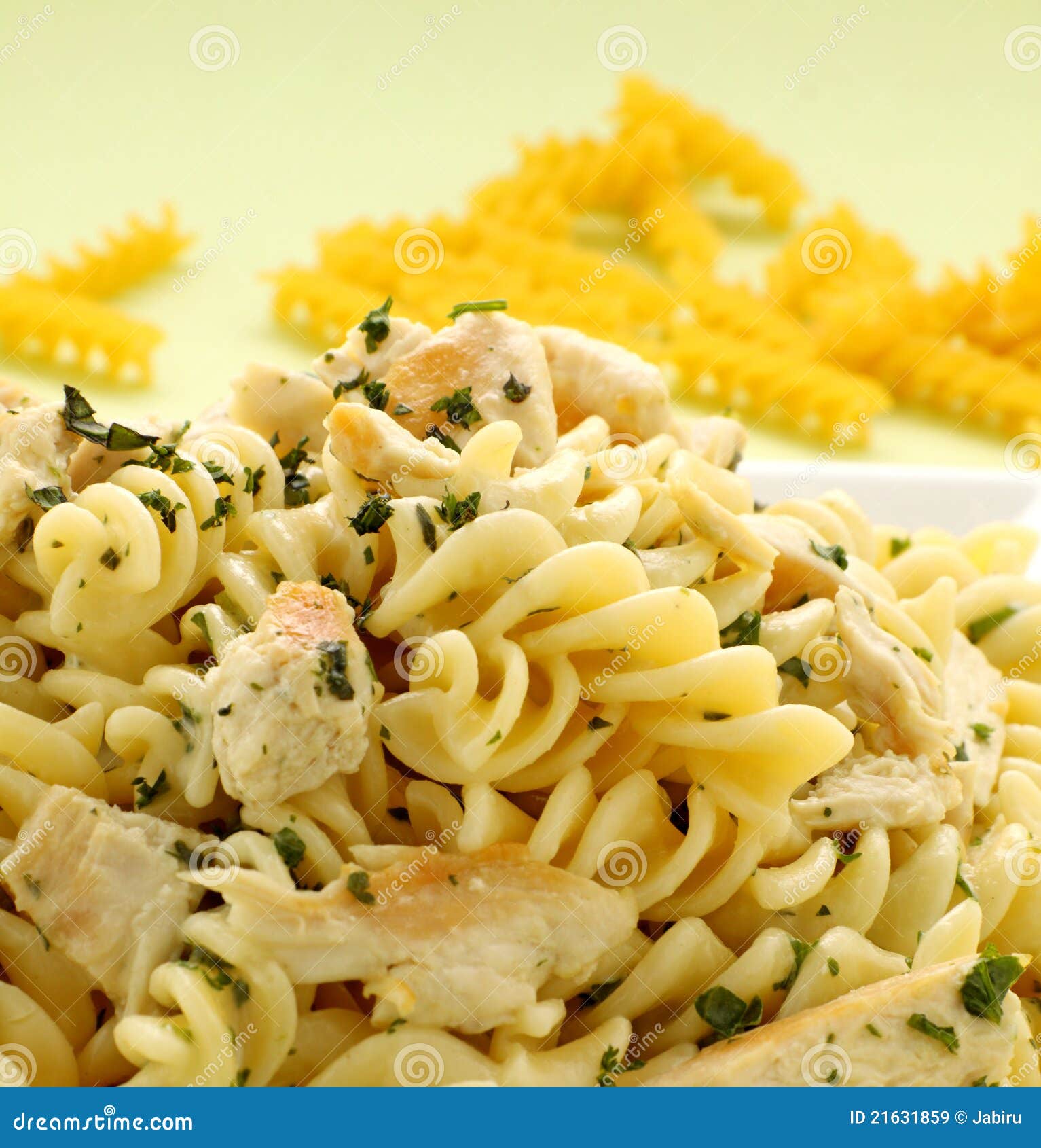 Chicken Pasta stock image. Image of tasty, chicken, nourishment - 21631859