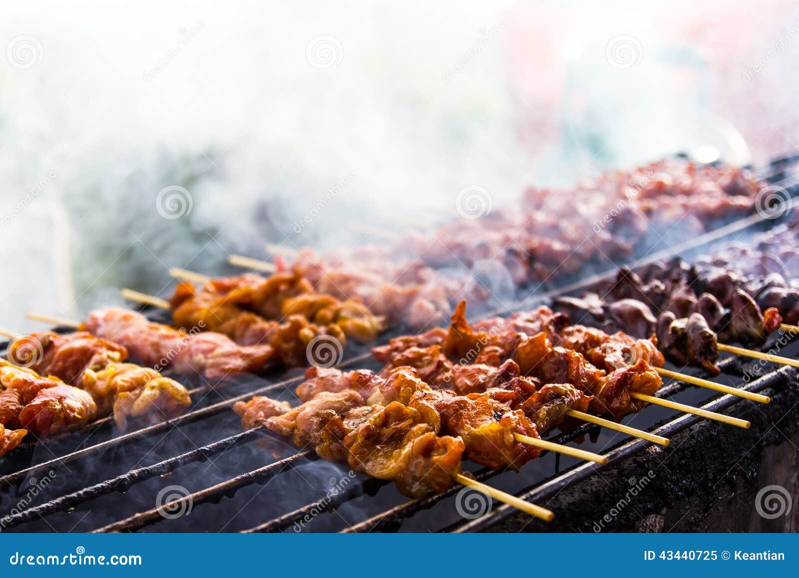 Chicken pieces grilled stock image. Image of lunch, heat 43440725