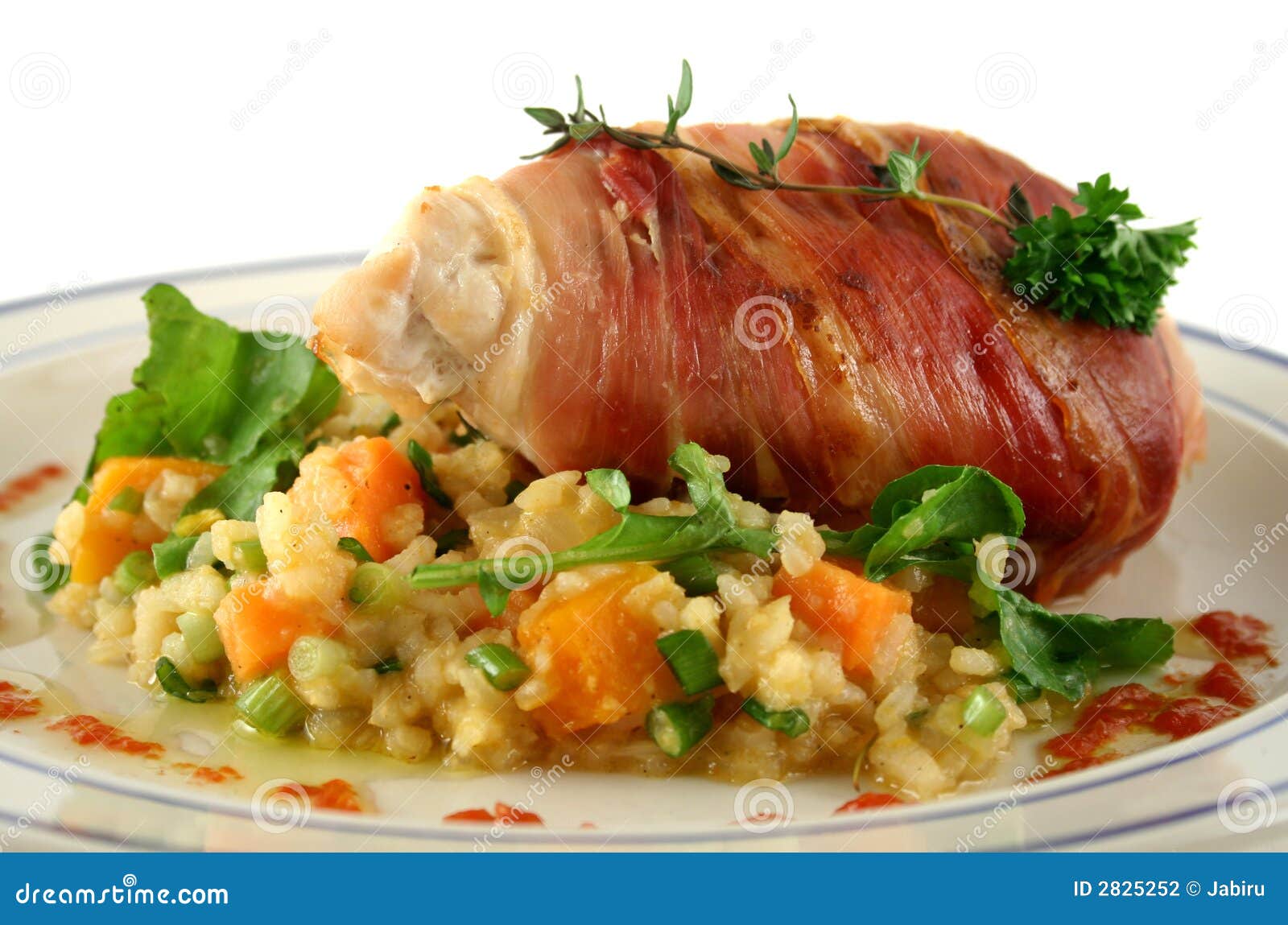 Chicken Prosciutto 3 stock photo. Image of cooked, eating 2825252