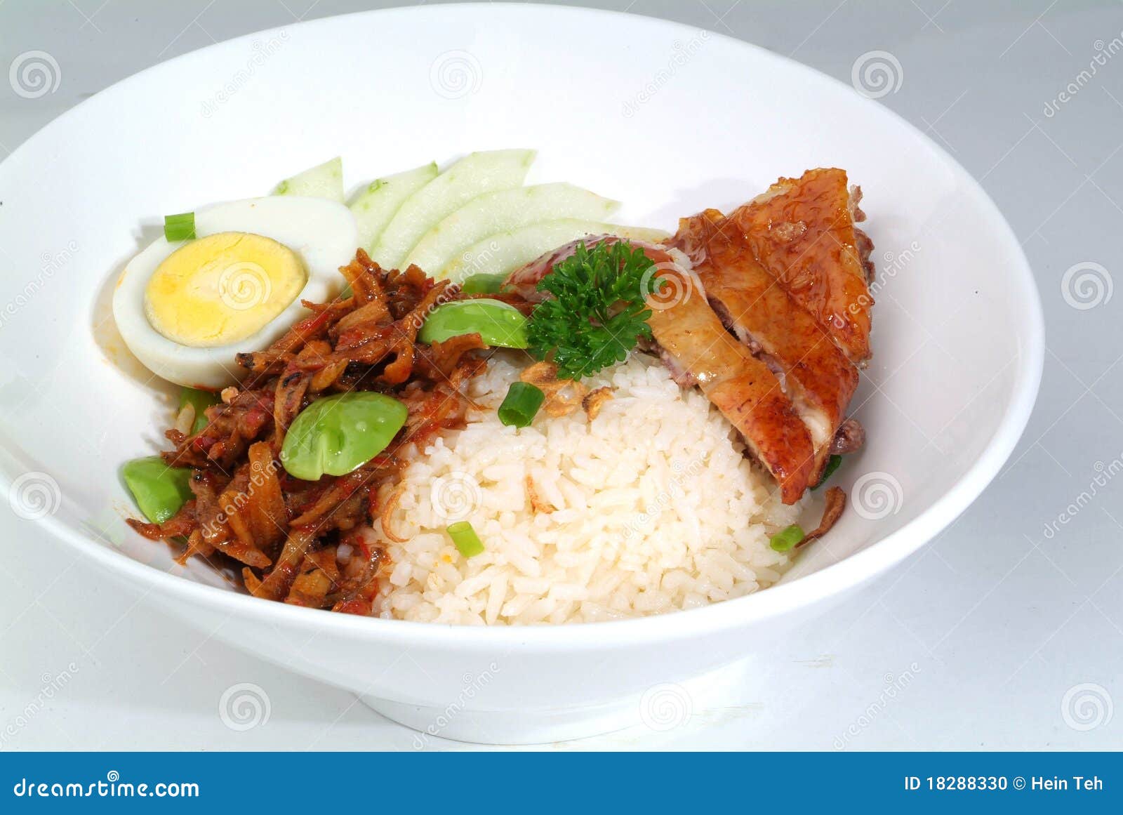 Chicken rice stock photo. Image of chinese, lunch, grain 18288330