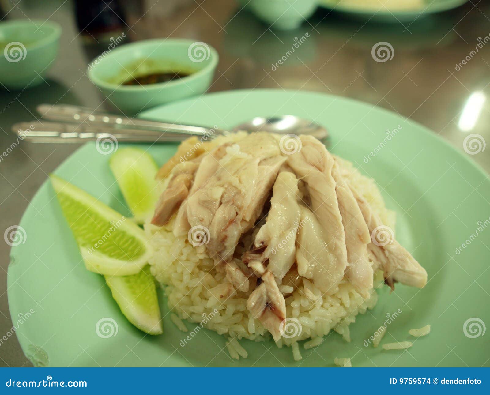 Chicken rice stock photo. Image of dishes, food, yummy 9759574