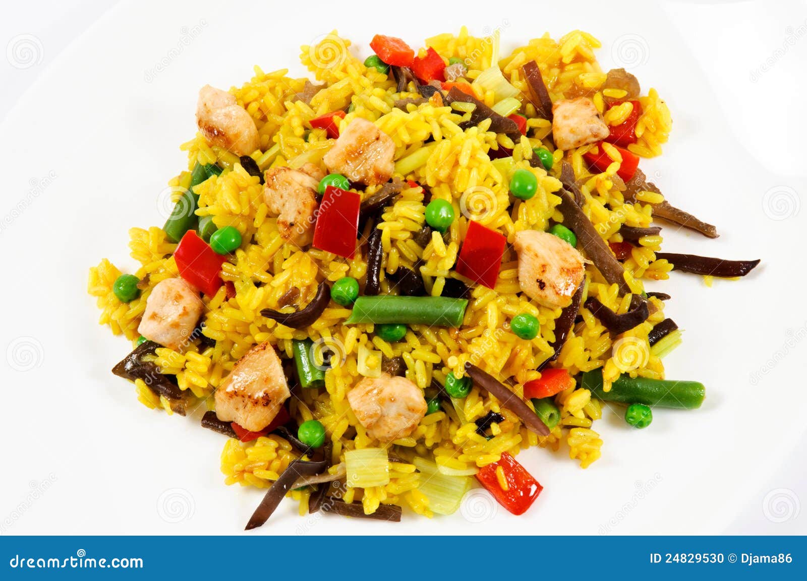 Chicken risotto stock photo. Image of fillet, beef, healthy 24829530