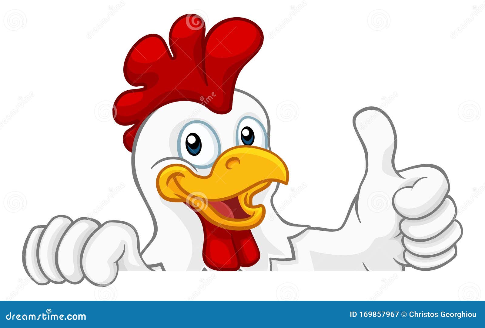 Chicken Rooster Cockerel Bird Cartoon Character Stock Vector - Illustration  of clip, head: 169857967
