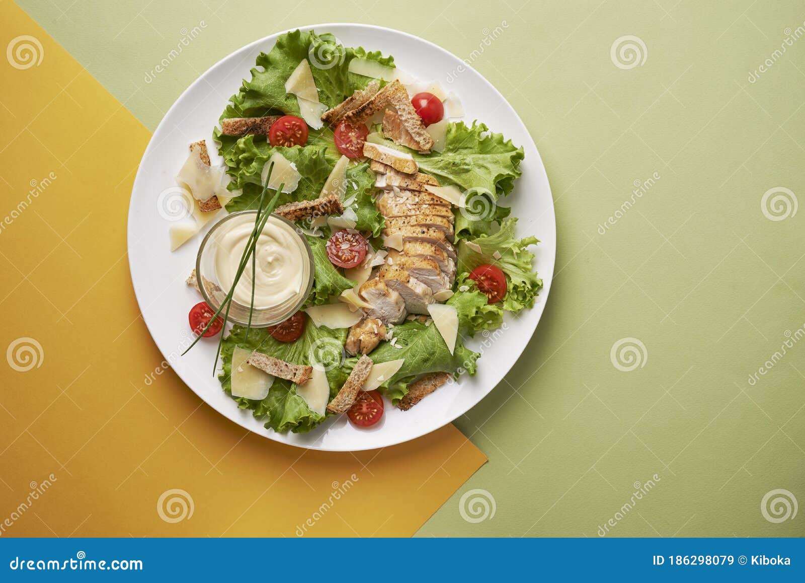 Chicken Salad with Dressing Stock Image Image of tasty, chicken