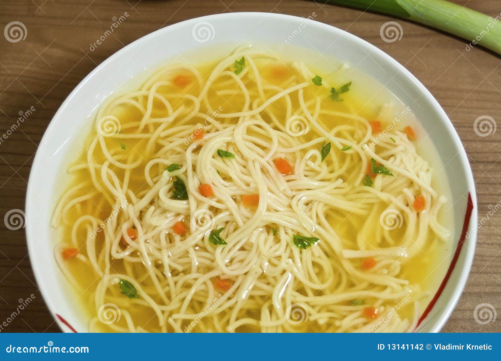 Chicken soup stock photo. Image of herbal, diet, noodles 13141142