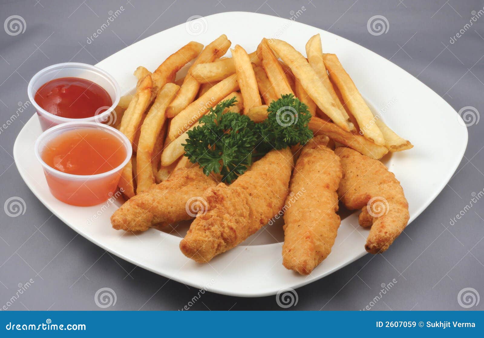 Chicken Strips and Fries Combo Stock Image Image of landscape, fried
