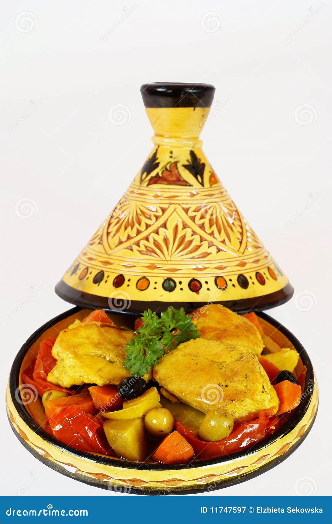 Chicken tagine stock image. Image of meal, cuisine, meat 11747597