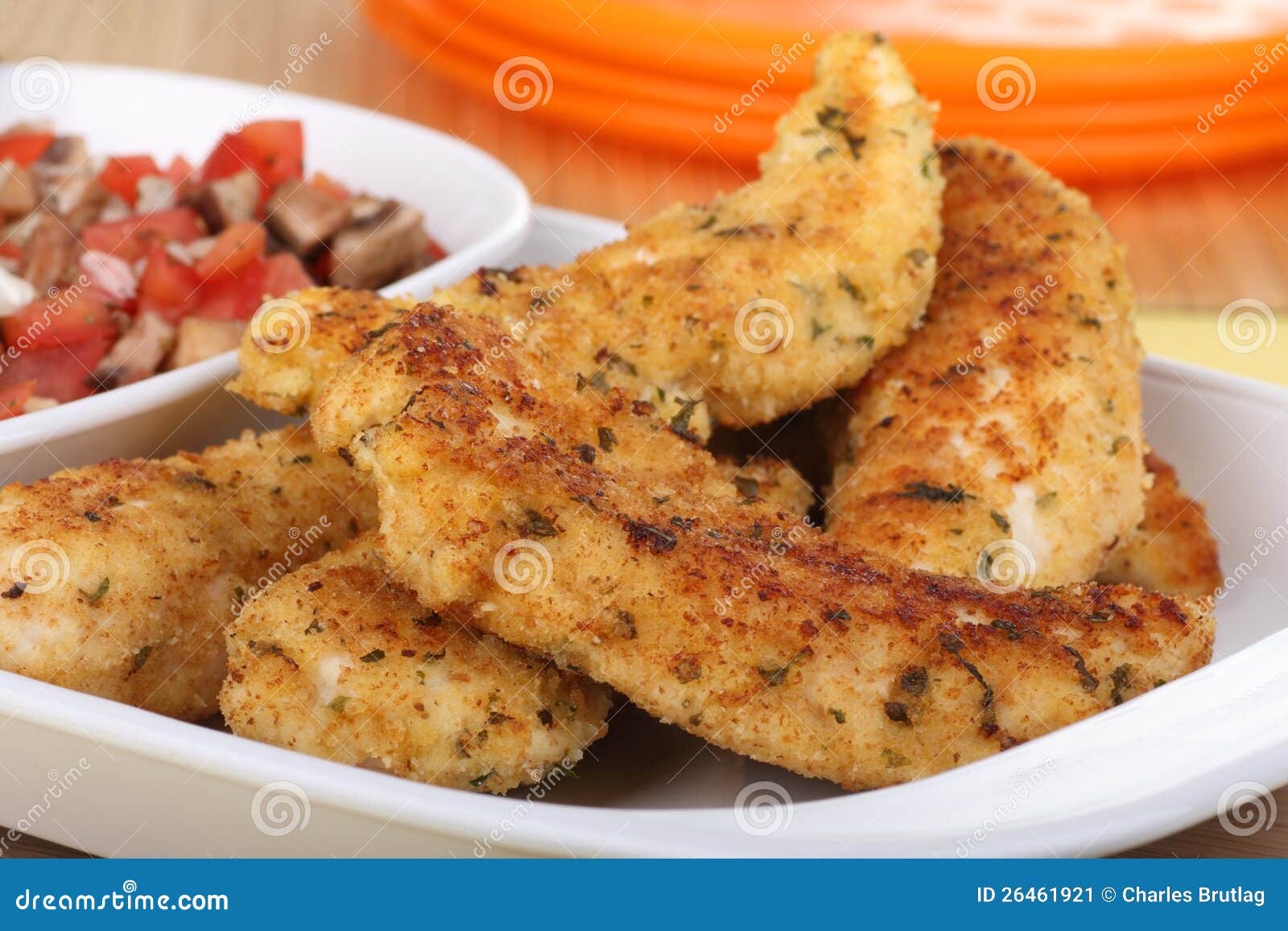 Chicken Tenderloin Meal stock image. Image of chicken - 26461921