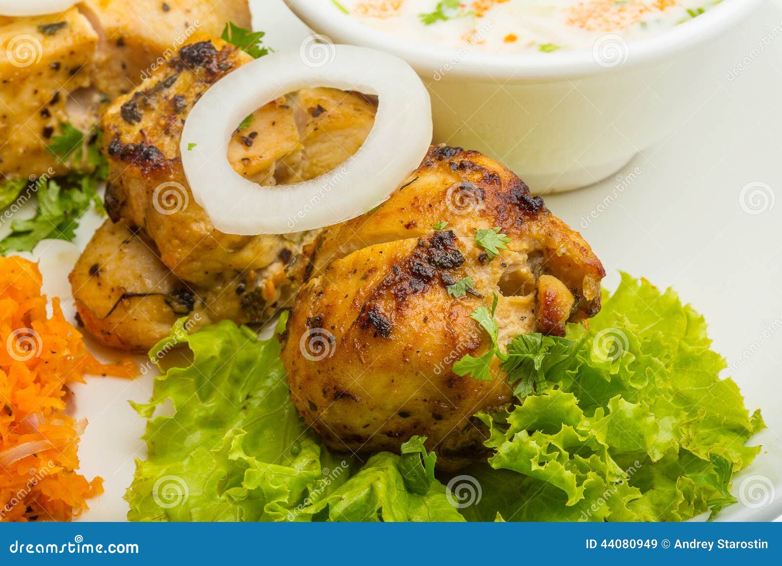 Chicken Tikka stock image. Image of peppers, satay, marinated - 44080949