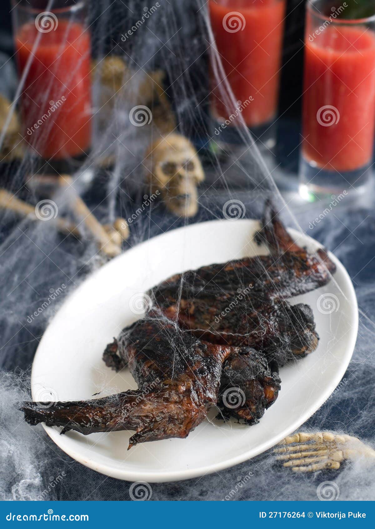 Chicken wings stock photo. Image of wing, unhealthy, black 27176264