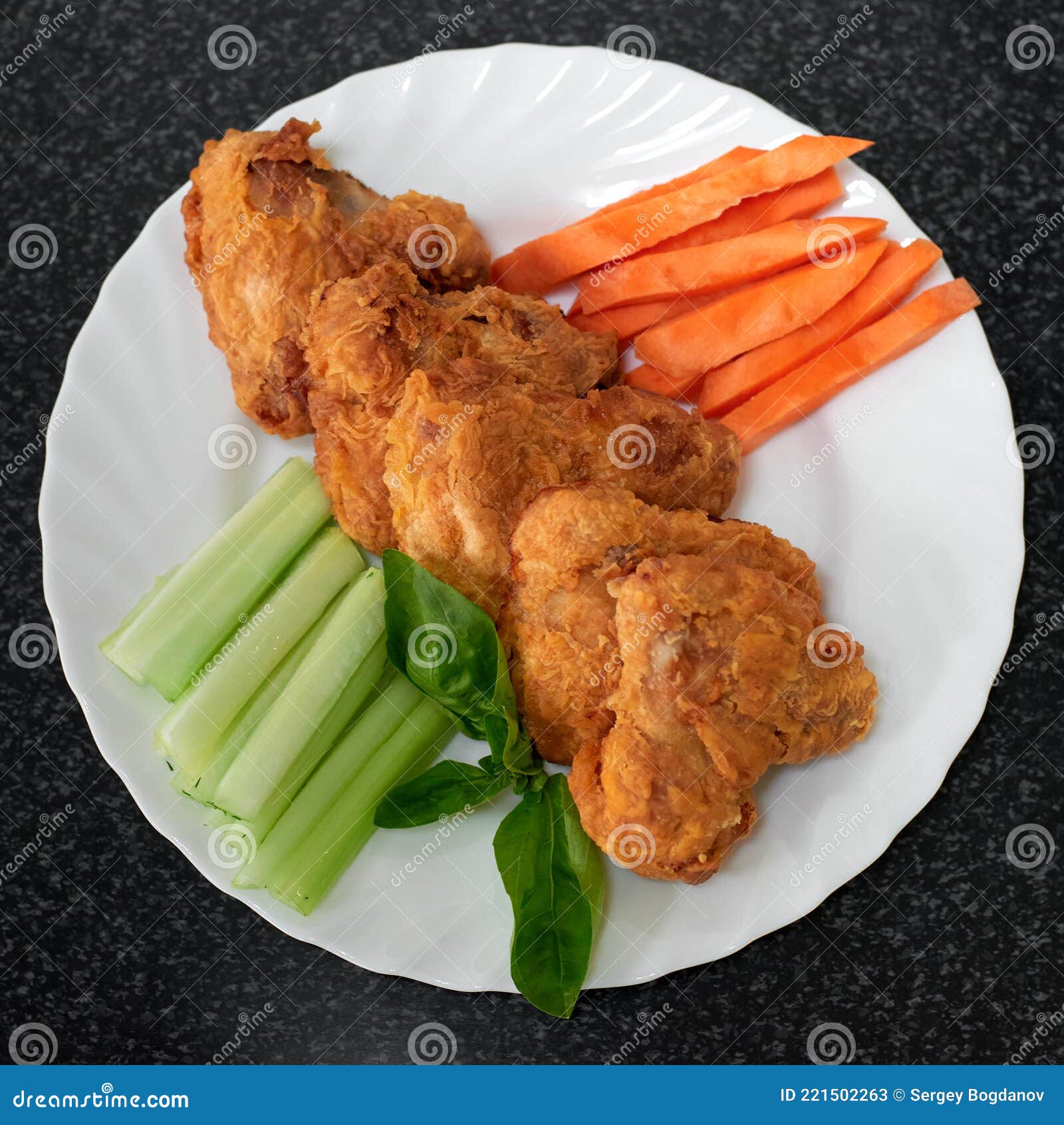 Chicken wings in batter stock image. Image of dish, cooked 221502263