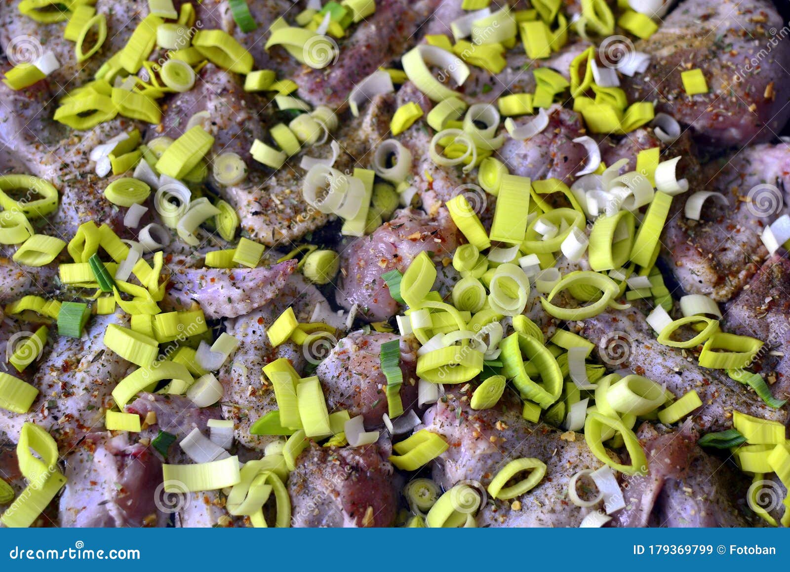 Chicken Wings on Roasting Pan before Baking Stock Image Image of tray