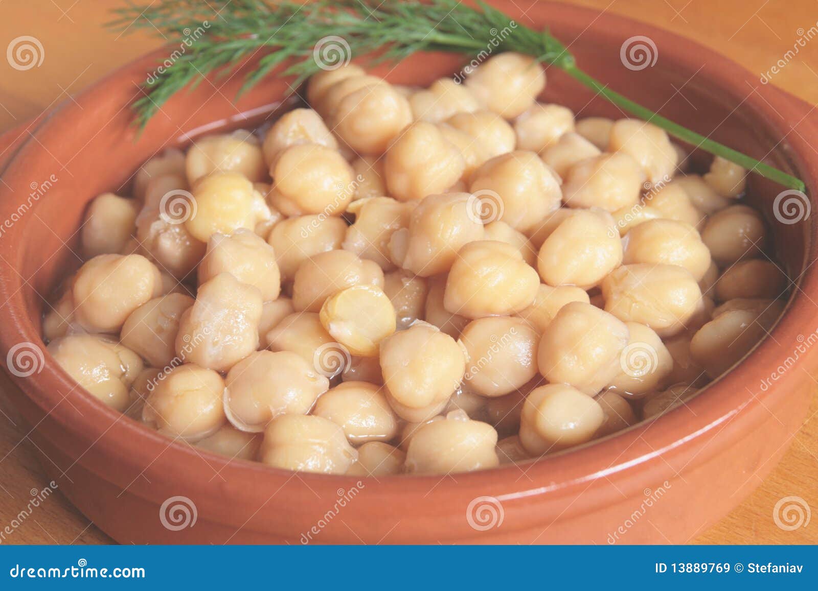 Chickpea soup with fennel stock image. Image of chickpea 13889769