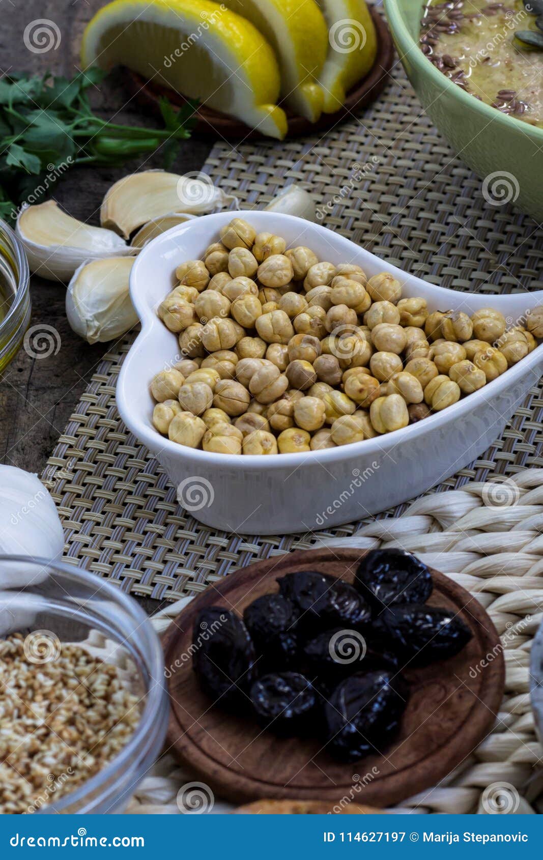 Chickpeas. Healthy Snack. Appetizer Idea Stock Image Image of cuisine