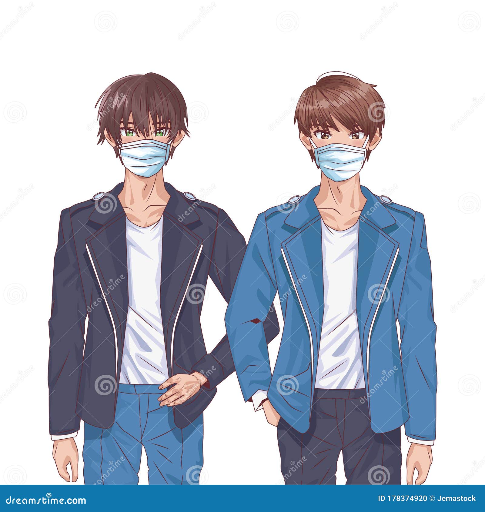 Chicos Jóvenes Usando Máscaras Faciales Personajes De Anime Ilustración del Vector - Ilustración de pacientes, desgaste: 178374920 Chicos Jóvenes Usando Máscaras Faciales Personajes De Anime Ilustración del Vector - Ilustración de pacientes, desgaste: 178374920