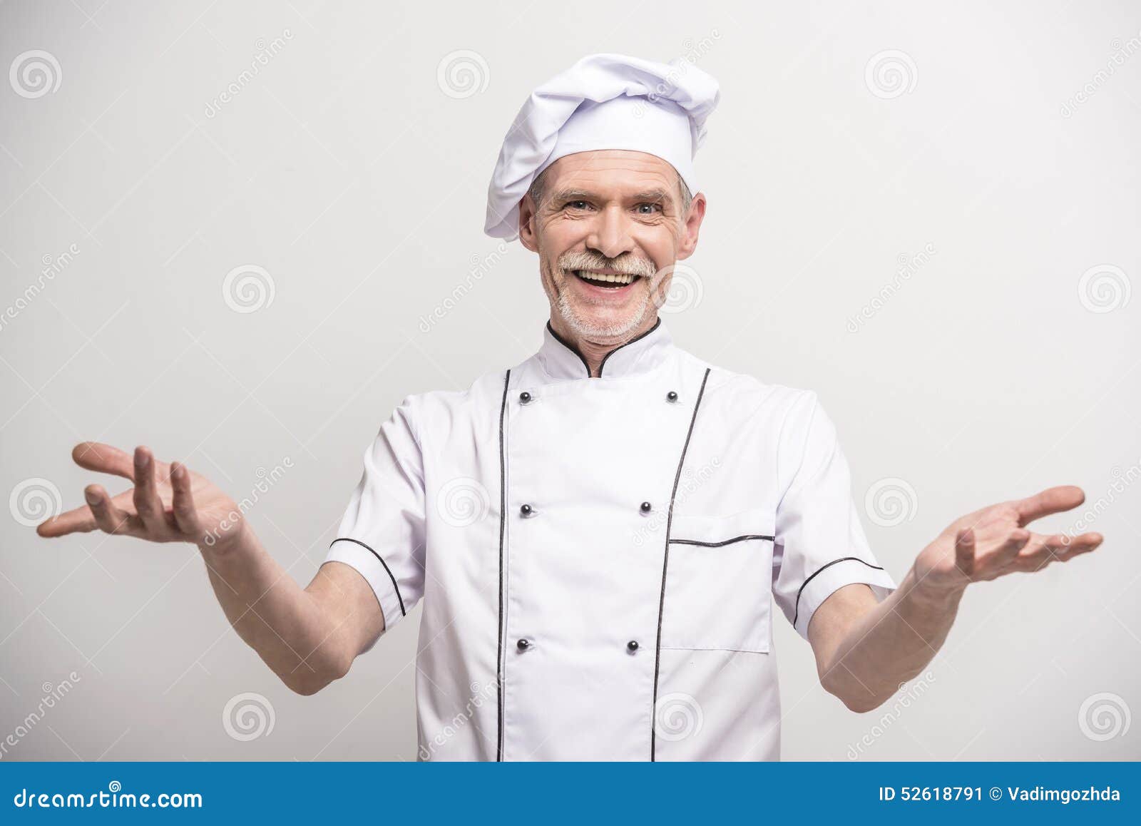Chief cook stock image. Image of cook, chef, people, mature 52618791