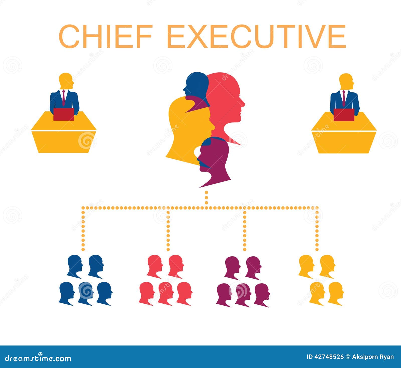 Chief executive stock vector. Illustration of management 42748526