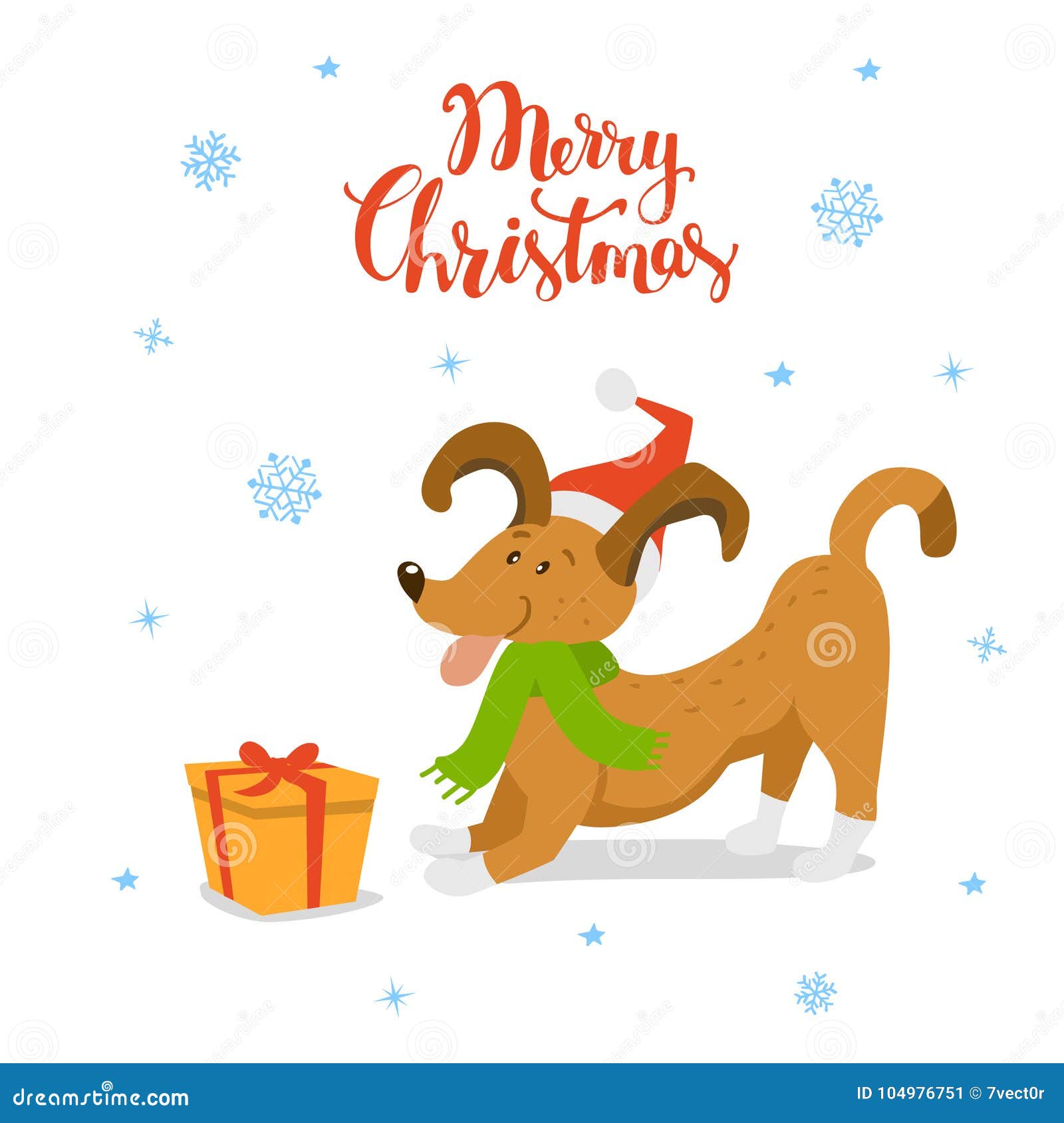 Gratuit Images Chien Drole Mignon De Bande Dessinee De Bonne Annee De Joyeux Noel actualisé par