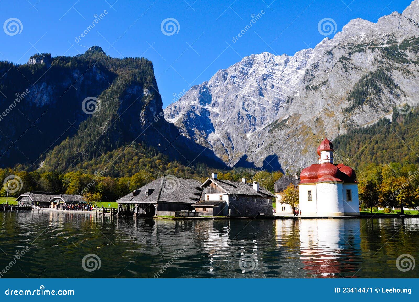 Chiesa Della St Bartholomew, Berchtesgaden Immagine Stock Immagine di