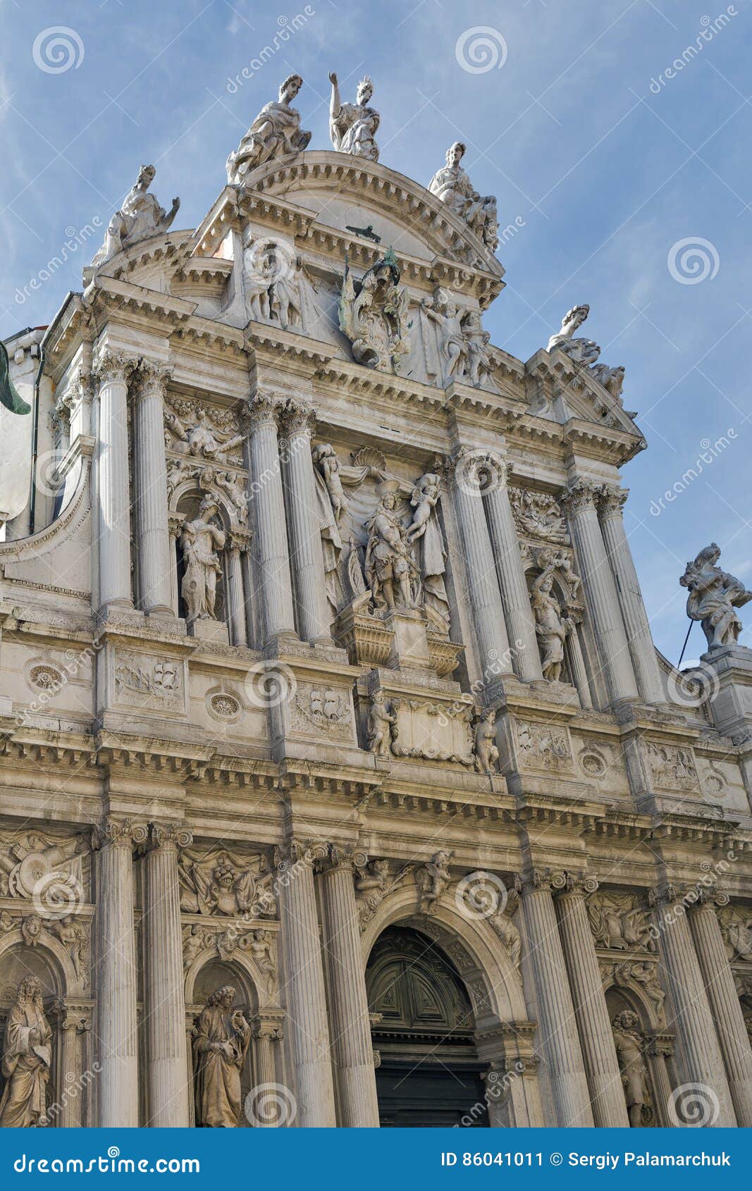 Chiesa Santa Maria Del Giglio A Venezia, Italia Immagine Stock - Immagine di costruzione, cattedrale: 86041011