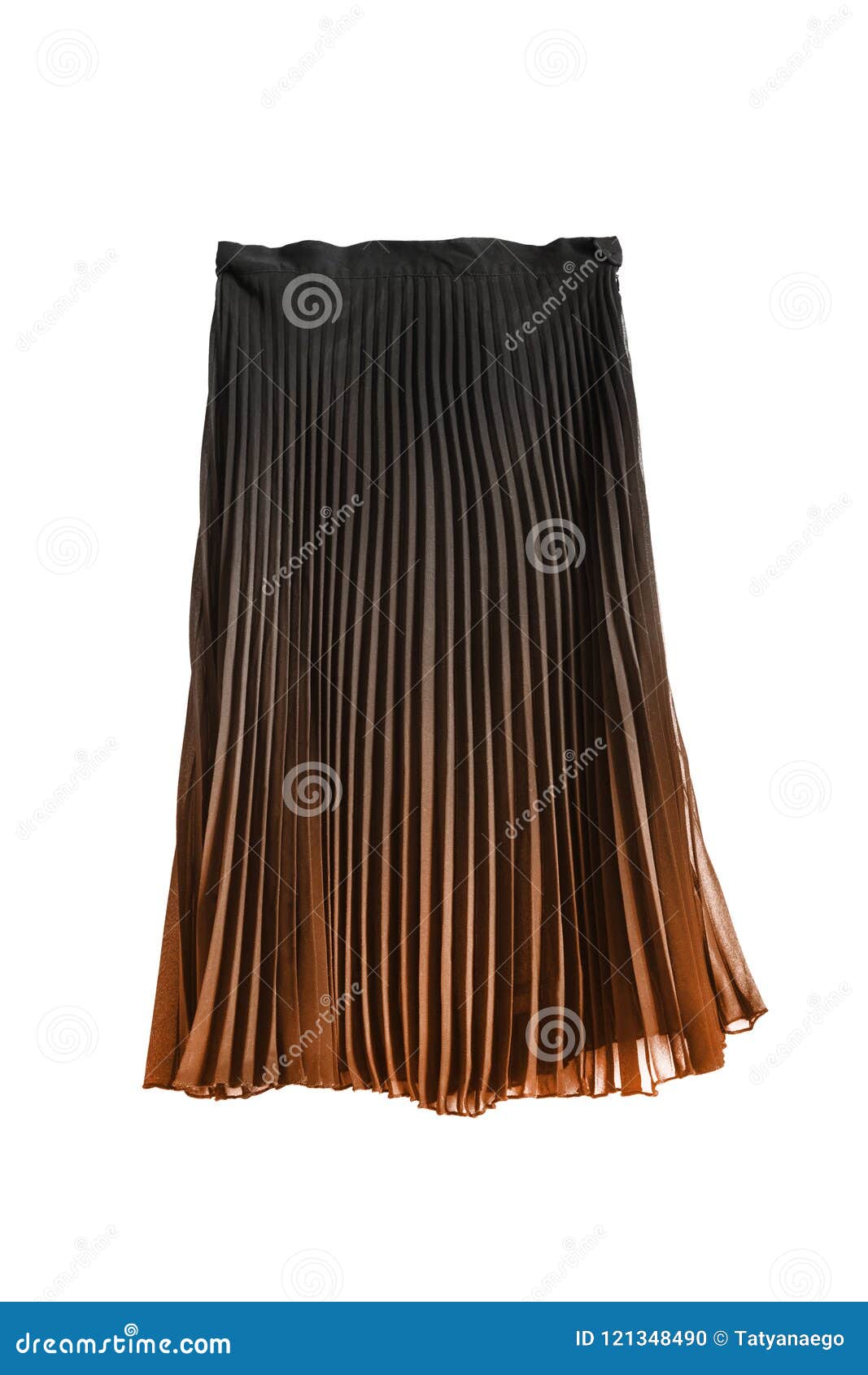 Chiffon skirt isolated stock photo. Image of isolated - 121348490