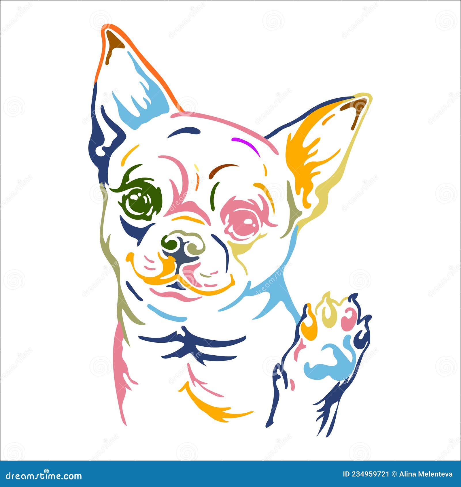 548 Chihuahua Tattoo Images Stock Photos  Vectors  Shutterstock