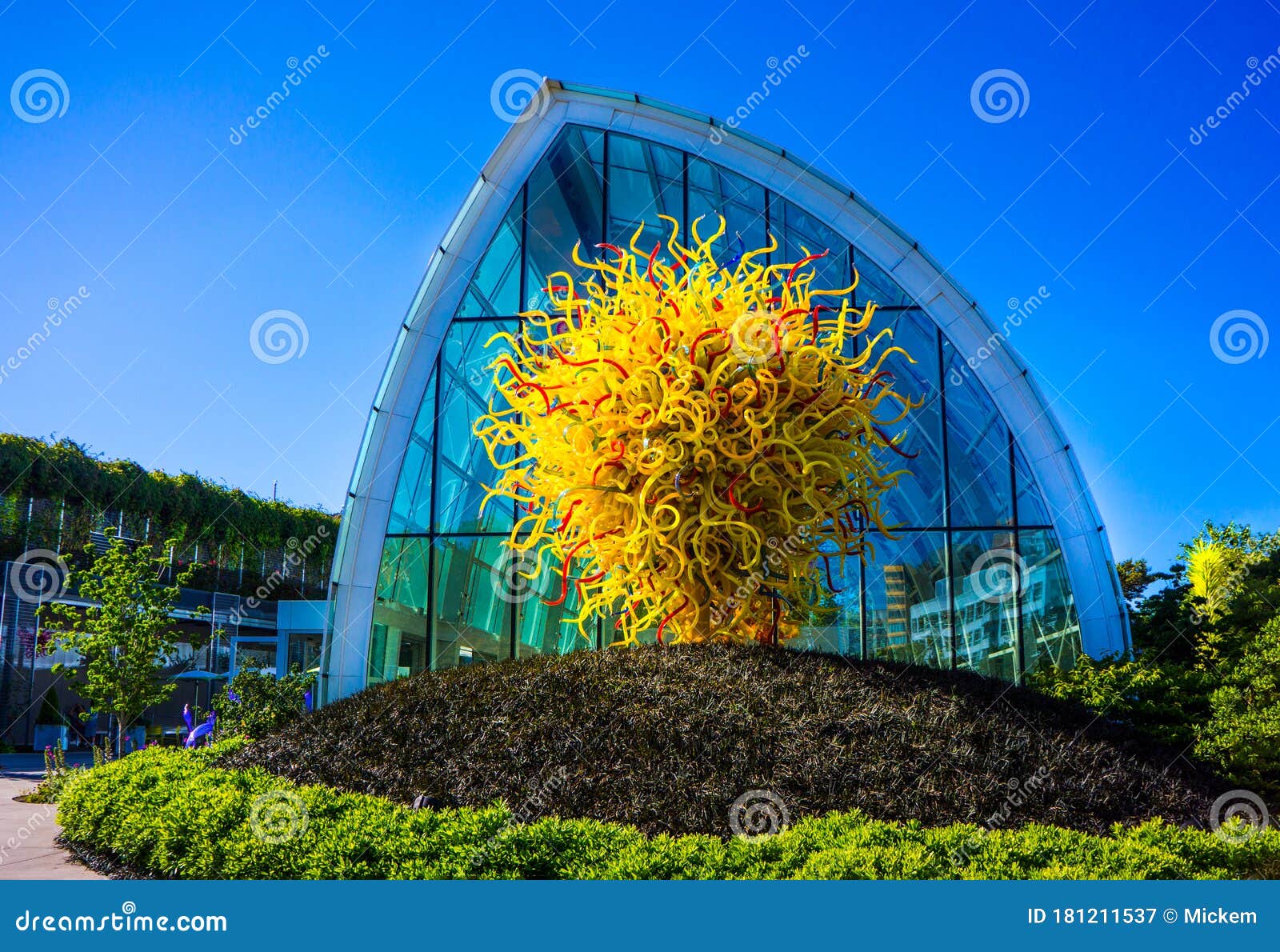 Vanære Fysik personlighed Chihuly Seattle Glass Museum Conservatory Editorial Photography - Image of  garden, america: 181211537