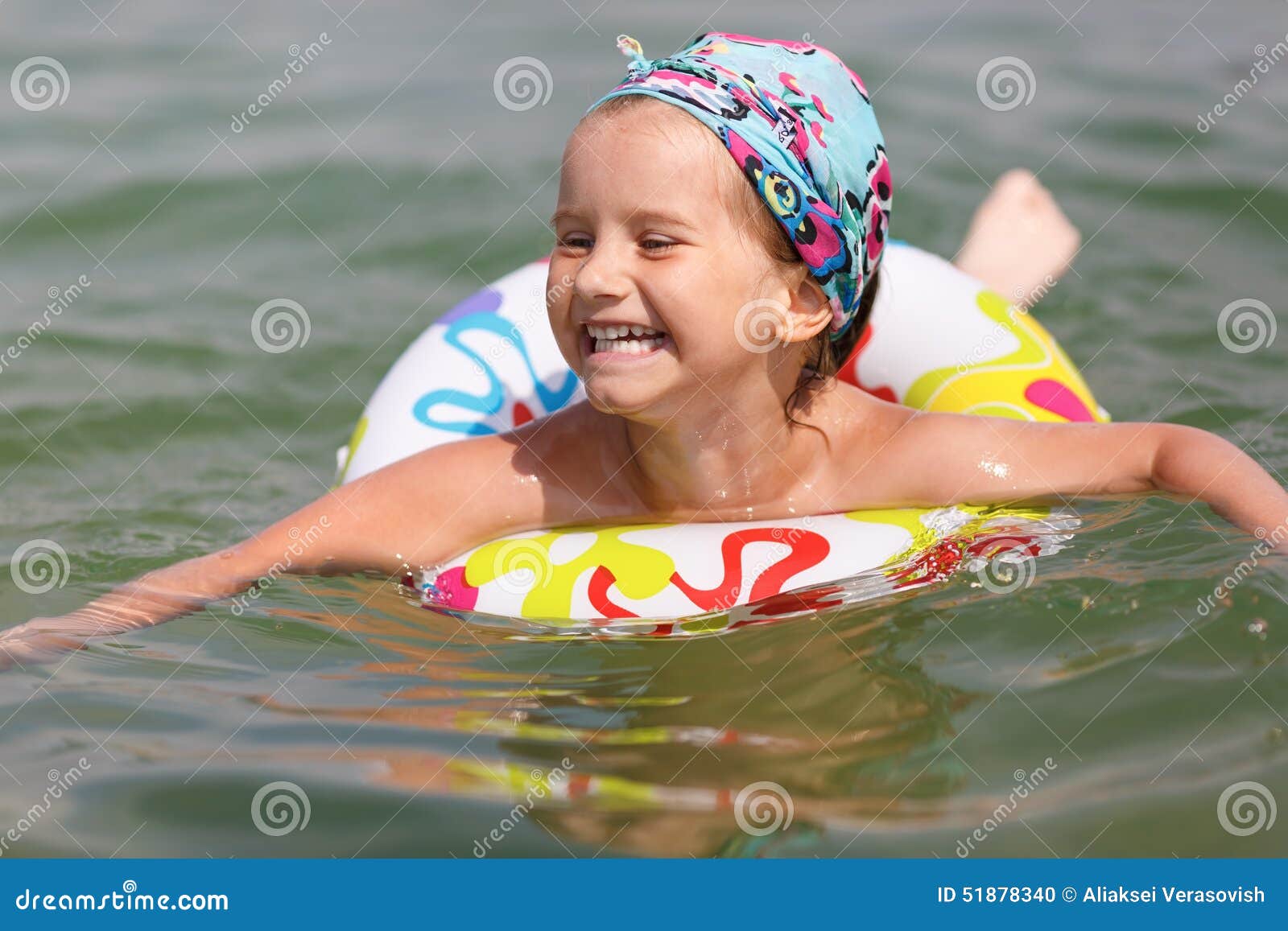 Child bathing in the sea stock photo. Image of enjoyment - 51878340