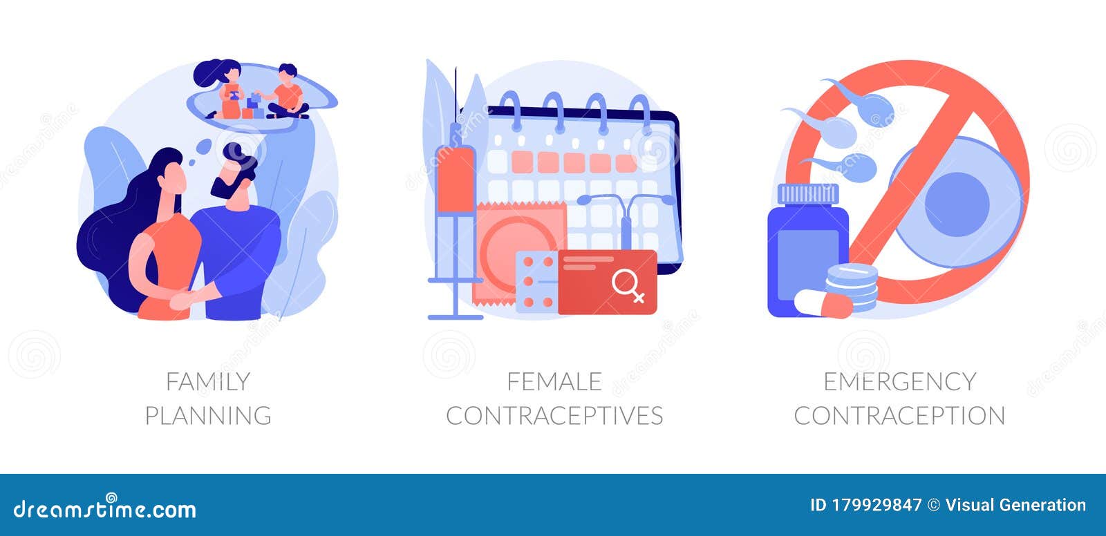 Download Family Planning And Birth Control Vector Concept Metaphors. Stock Vector - Illustration of ...
