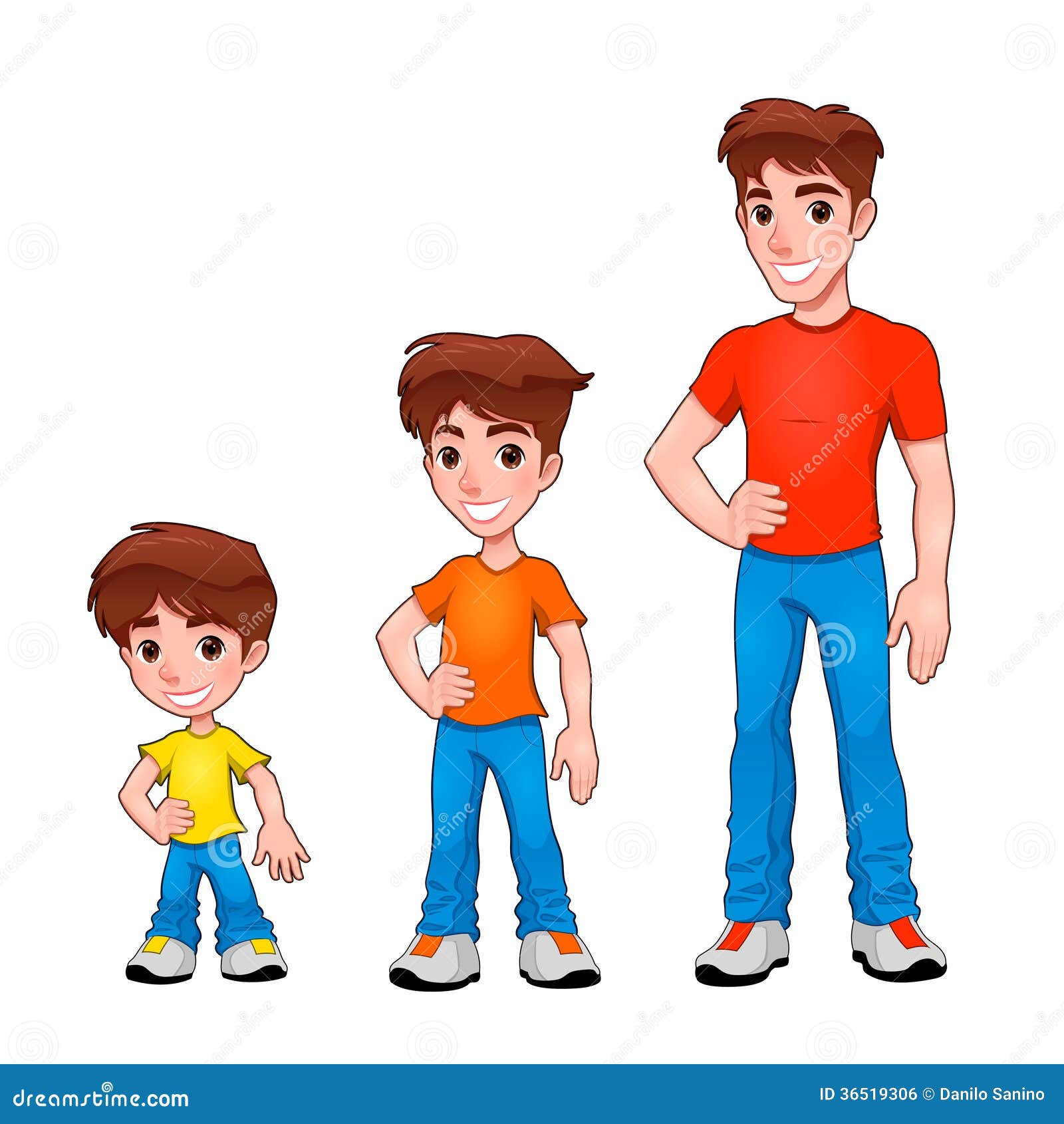 Child, Boy And Man, Description Of Age. Royalty Free Stock Image Image 36519306
