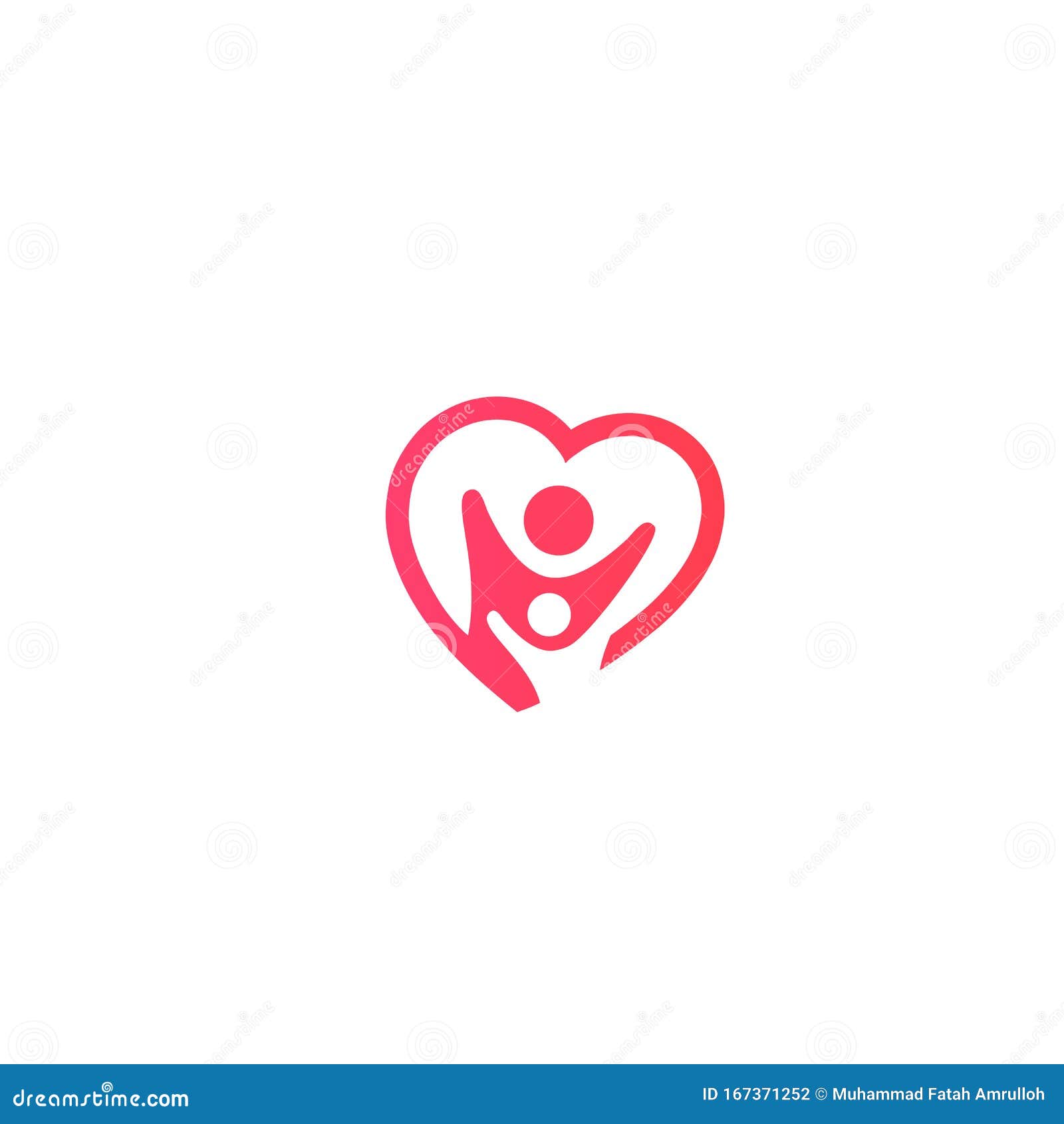 Child Care Logo Design Inspiration With Love Vector Stock Vector Illustration Of Insurance Element 167371252