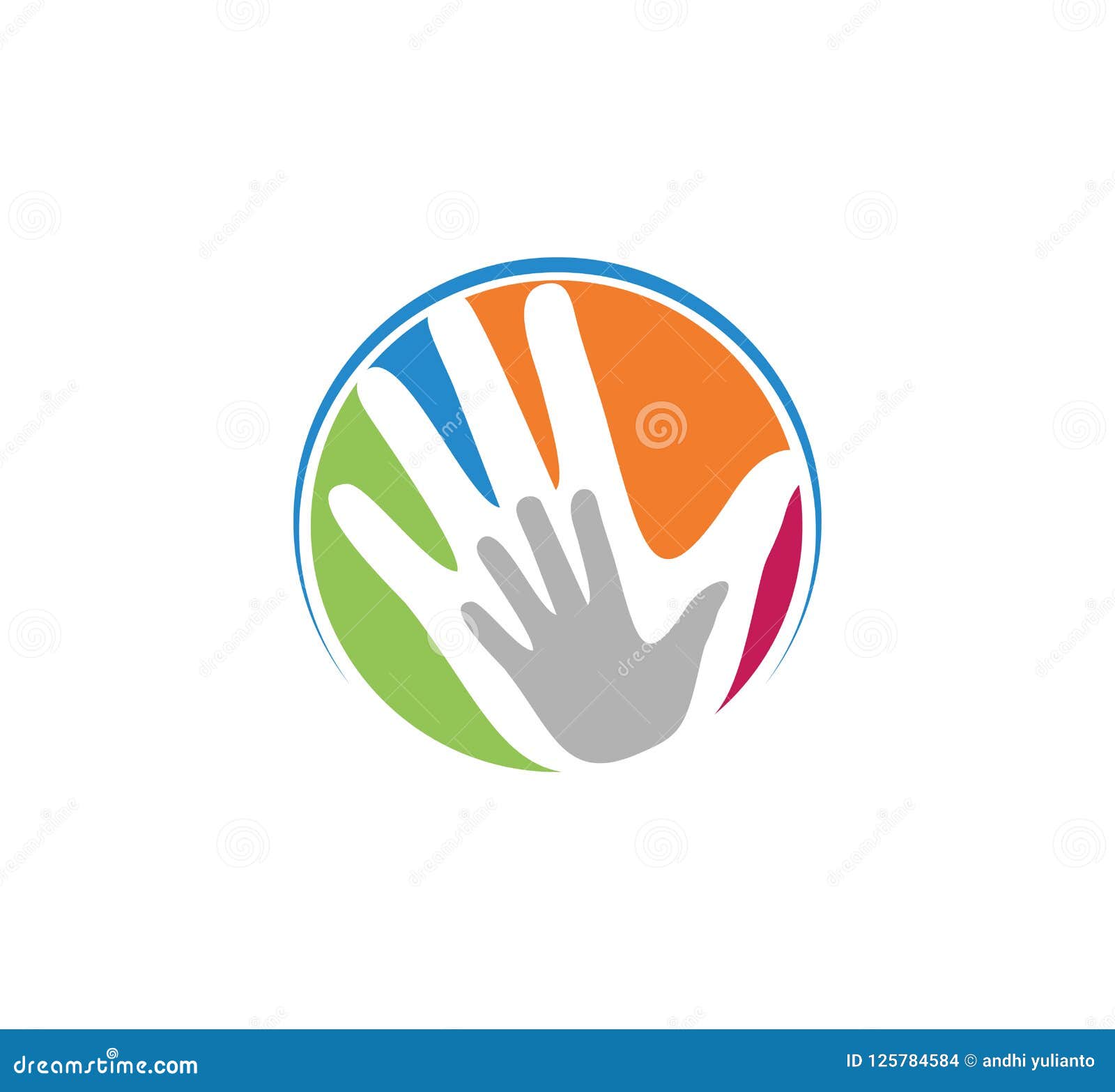 Child Care Parenting Education and Adoption Vector Logo Design Stock ...