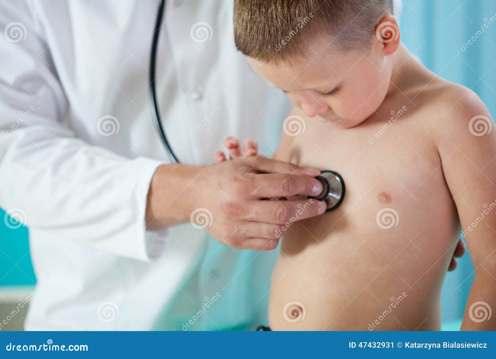 child chest auscultation