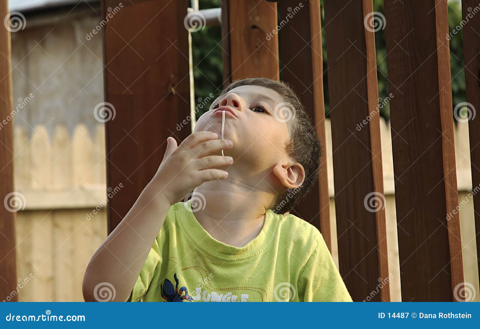 Child Chewing Gum stock image. Image of play, expression 14487