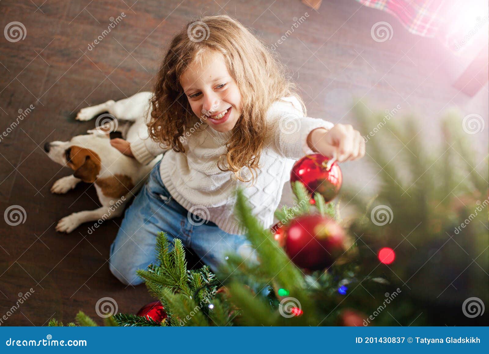 Child Decoration Christmas Tree Stock Image - Image of celebration ...