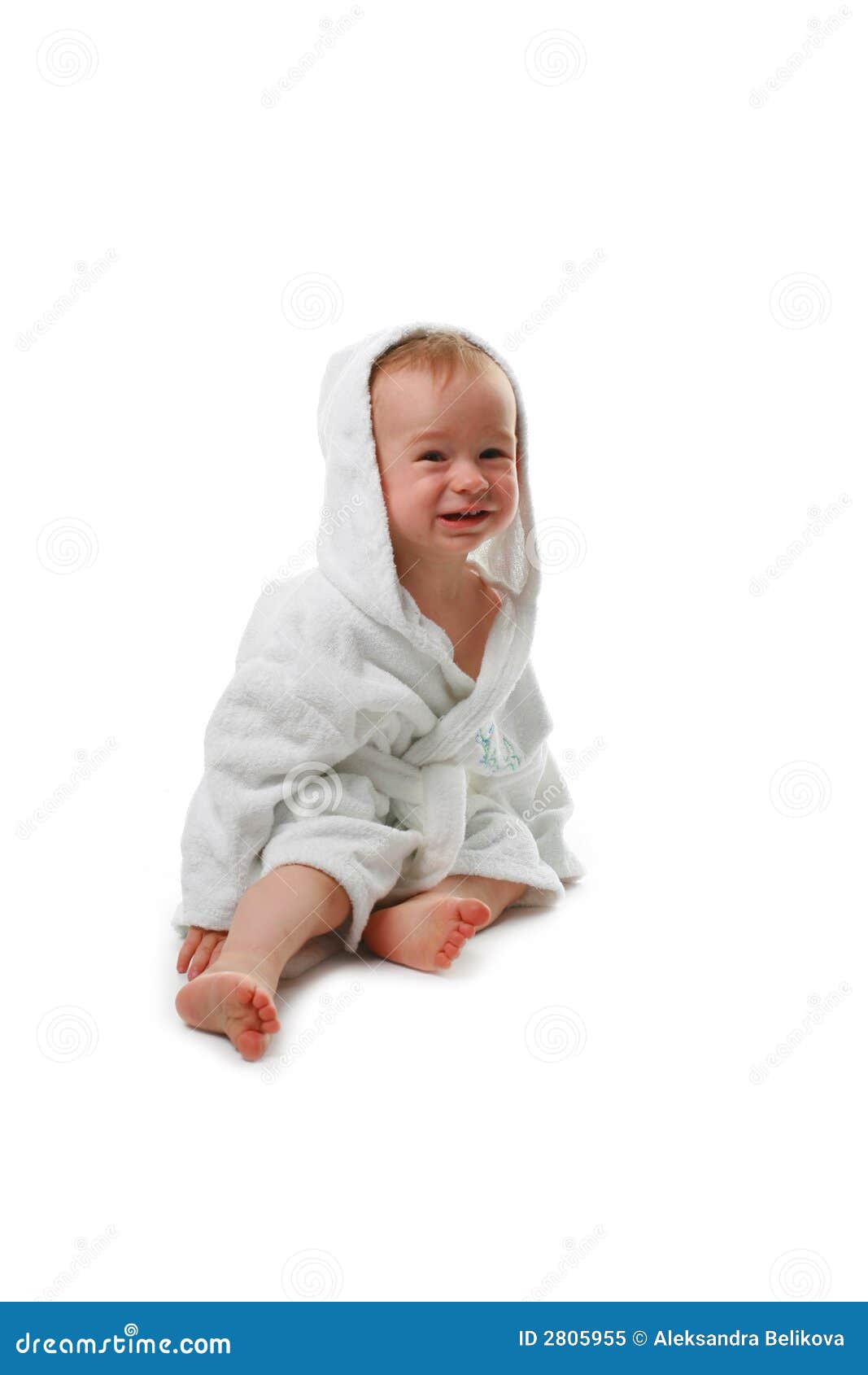 Child In A Dressing Gown Picture. Image 2805955