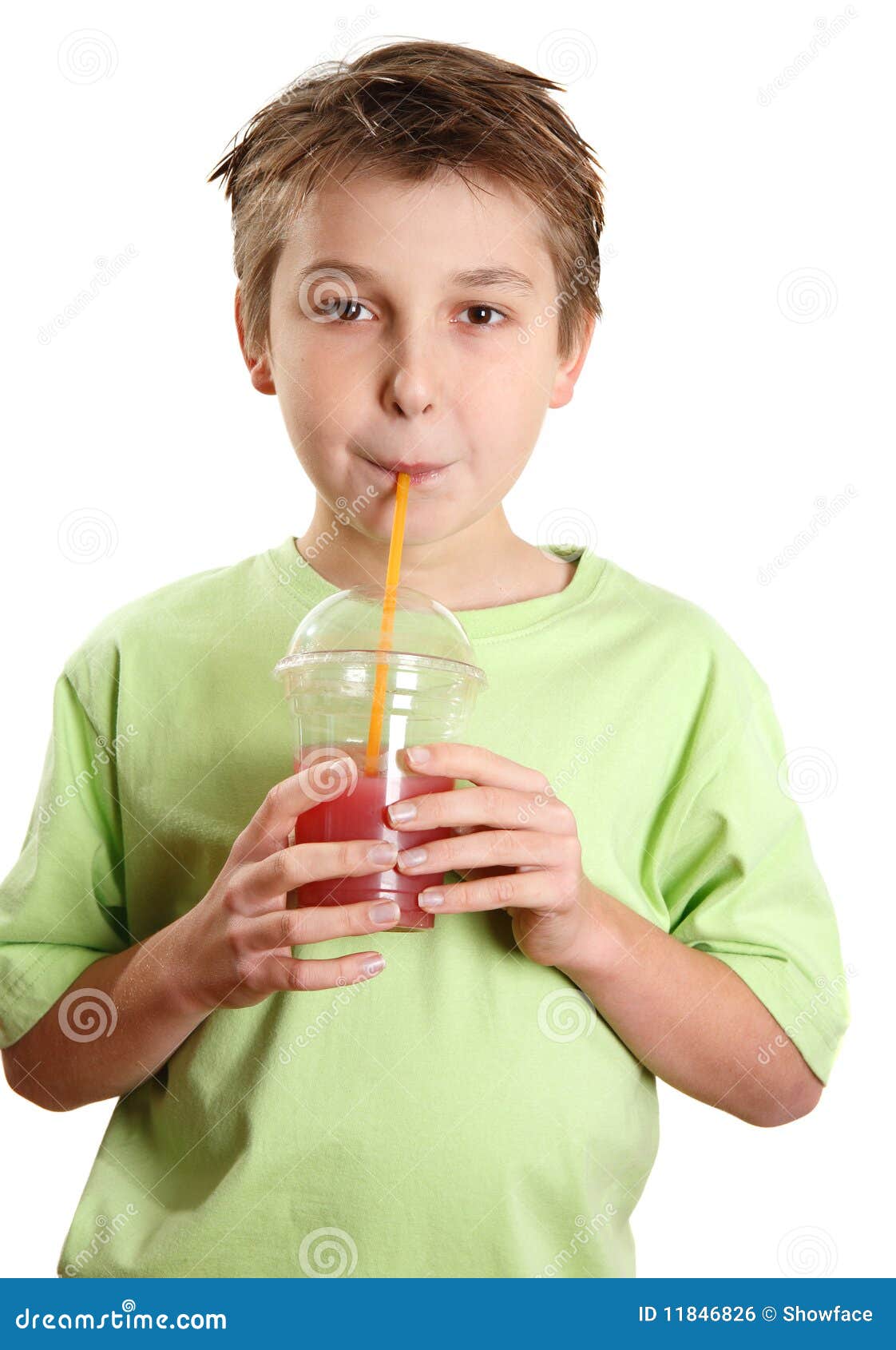 Child drinking a juice stock photo. Image of background 11846826