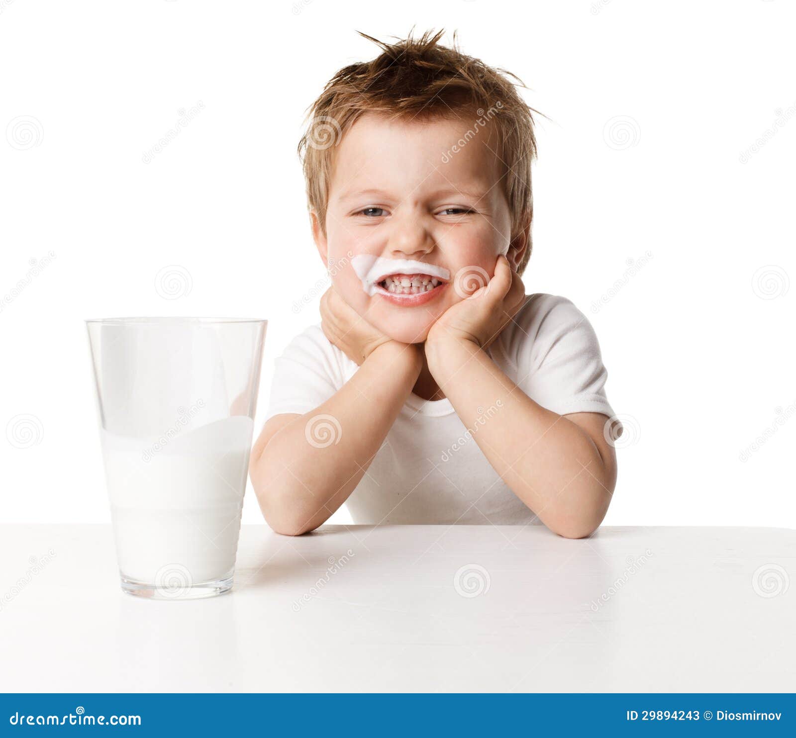 Child drinking milk stock image. Image of laugh, face 29894243