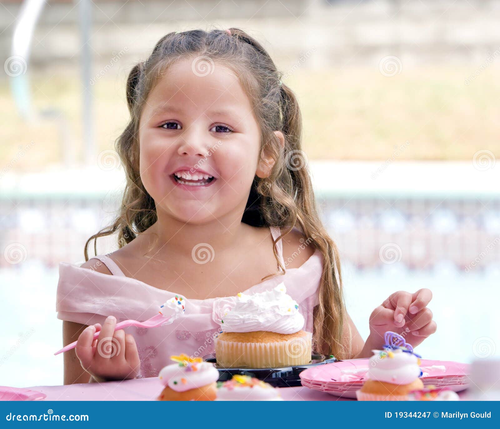 Child Eating Cake stock image. Image of marilyngould 19344247
