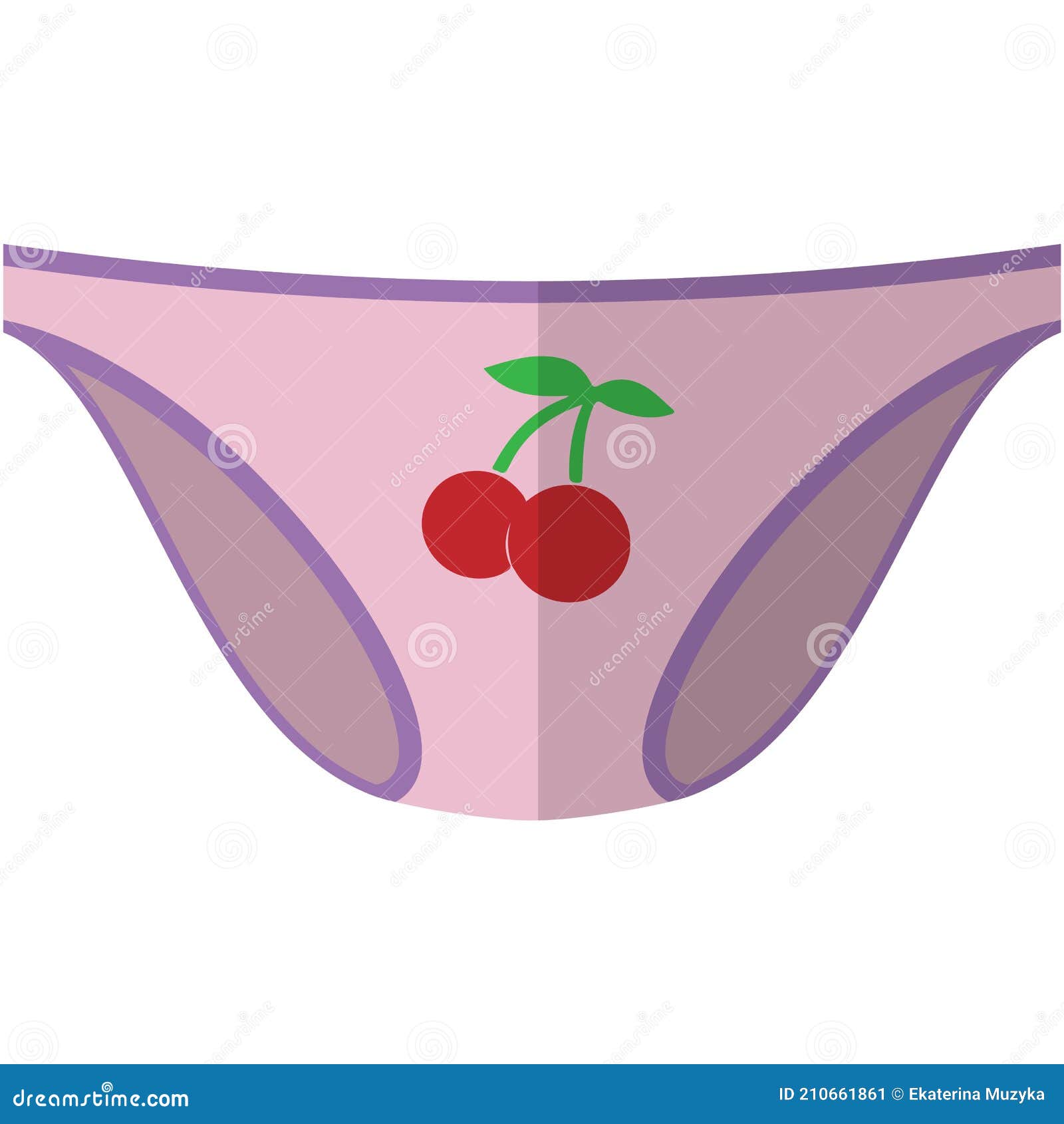 Child Fabric Panties Undies Vector Isolated on White Stock Vector -  Illustration of pattern, print: 210661861