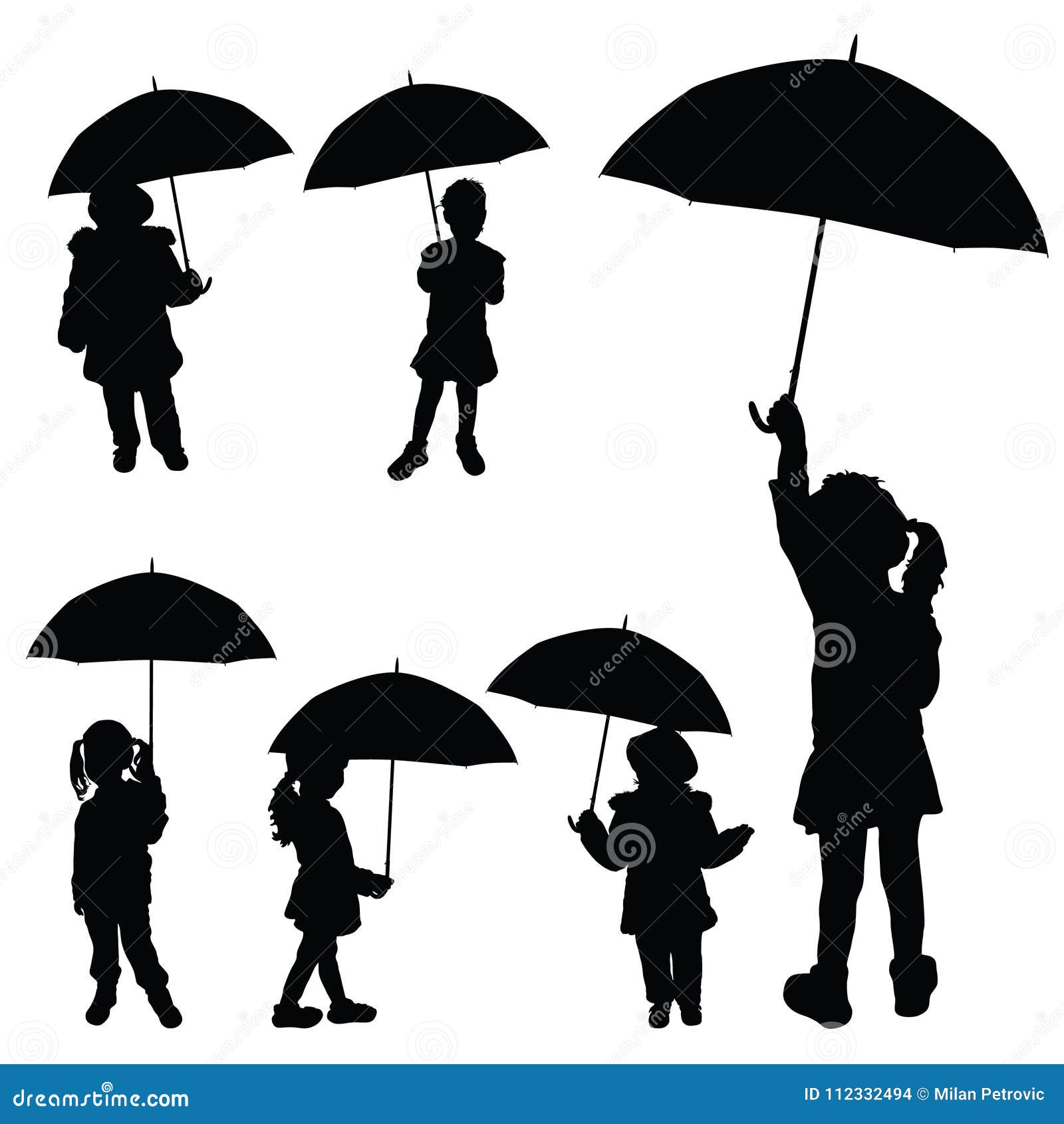 silhouette umbrella