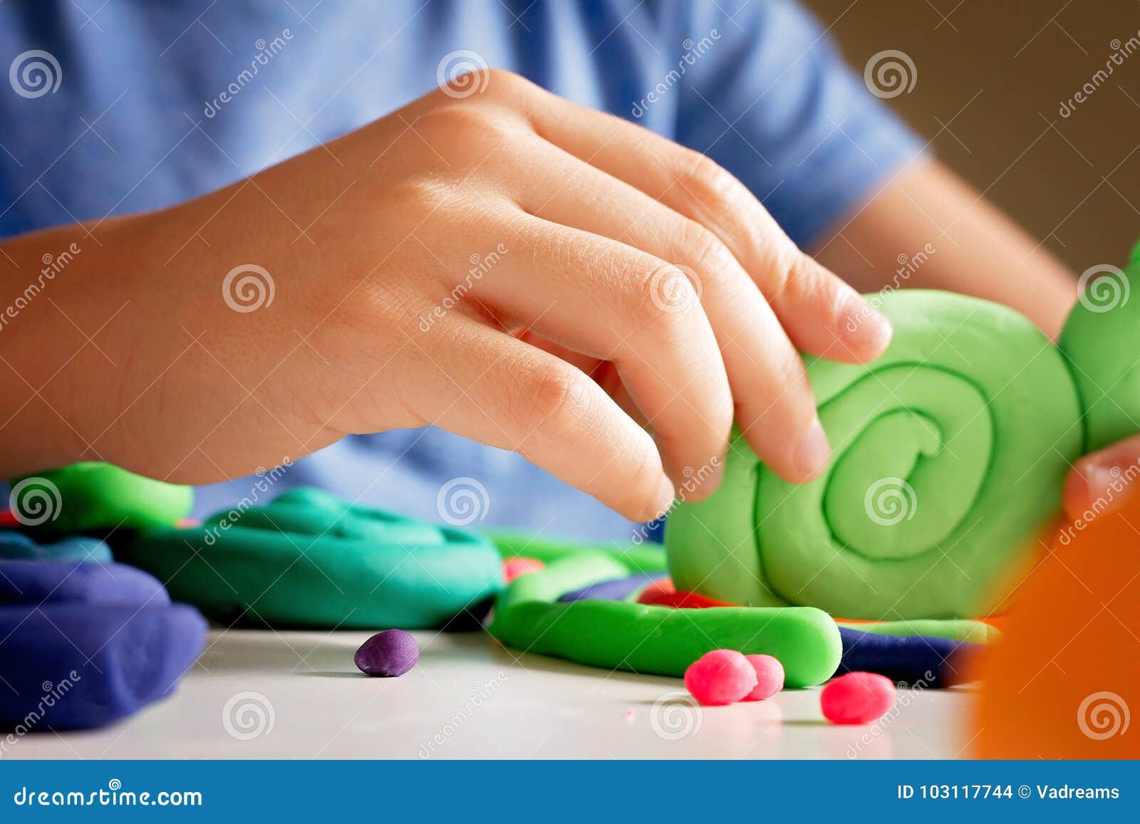 making plasticine