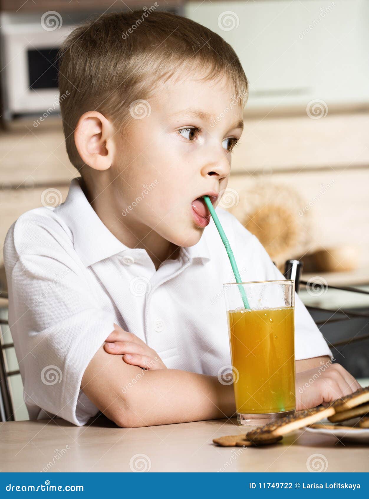 Child with juice stock photo. Image of food, portrait 11749722