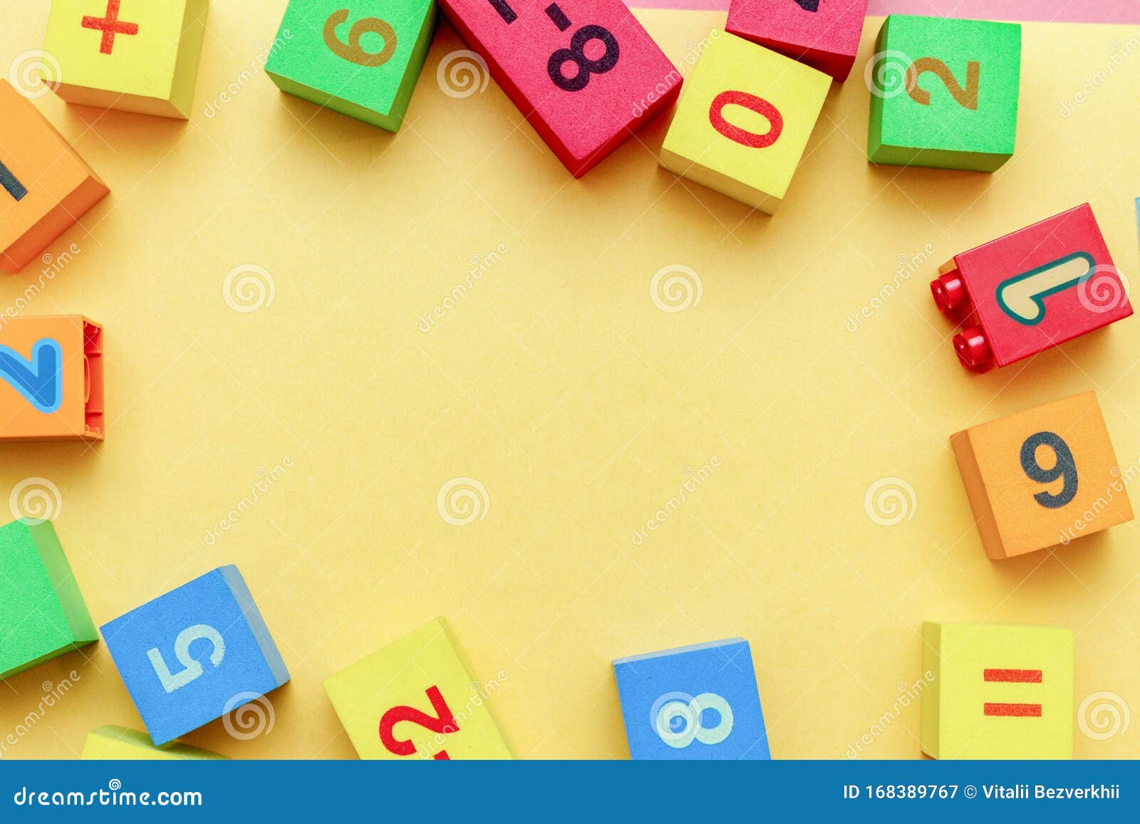 Child Kid Colorful Education Toys Cubes with Numbers Math Pattern ...